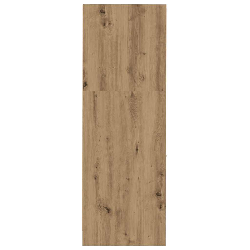 apotekerskab 30x41x118 cm konstrueret træ sonoma-eg