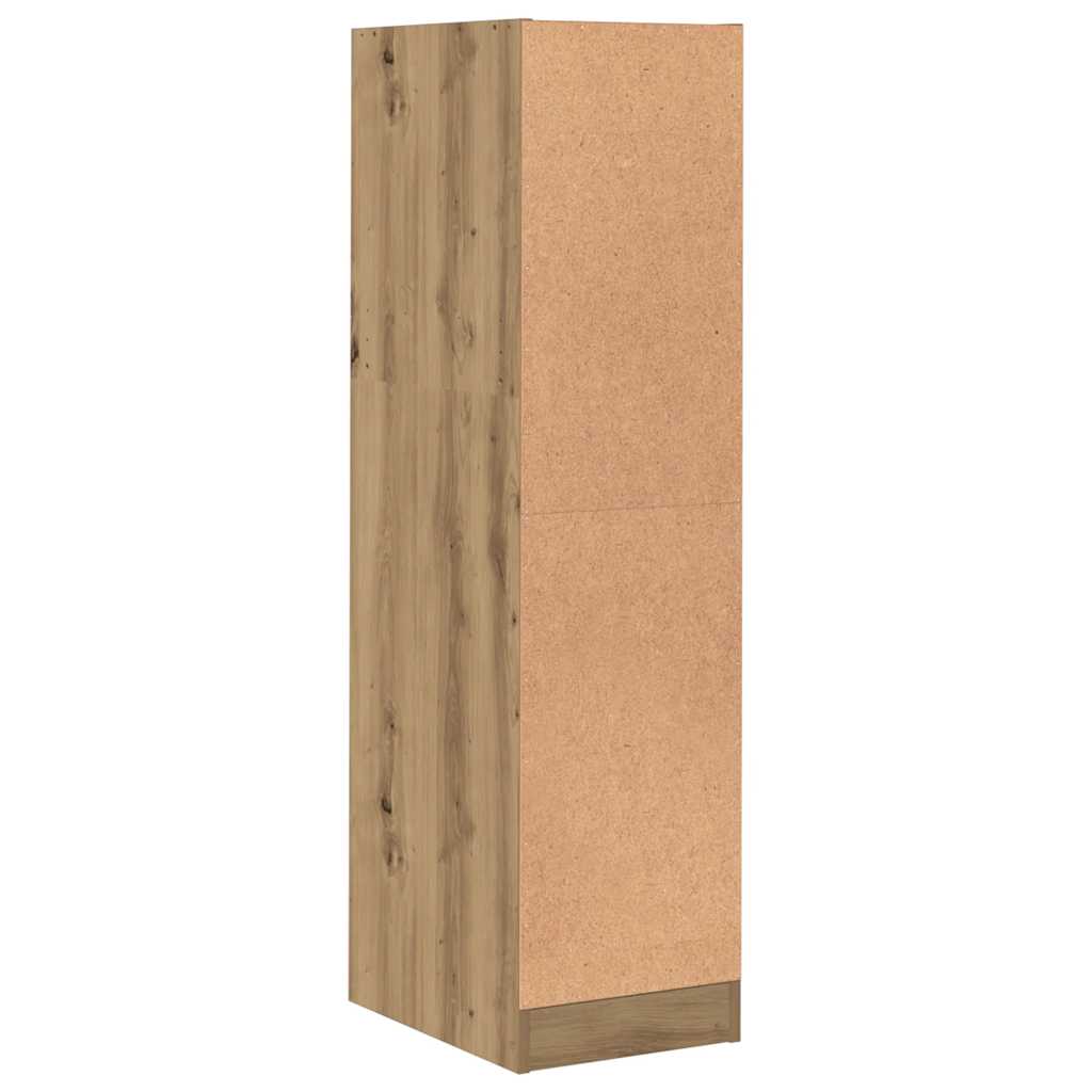 apotekerskab 30x41x118 cm konstrueret træ sonoma-eg