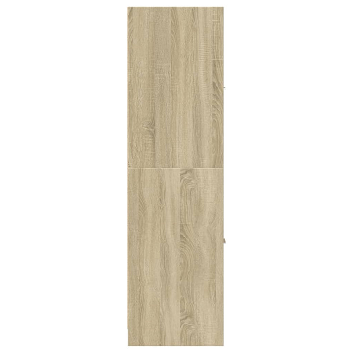 apotekerskab Sonoma Eg 30x41x144,5 cm konstrueret træ