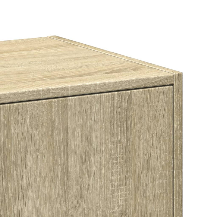 apotekerskab Sonoma Eg 30x41x144,5 cm konstrueret træ