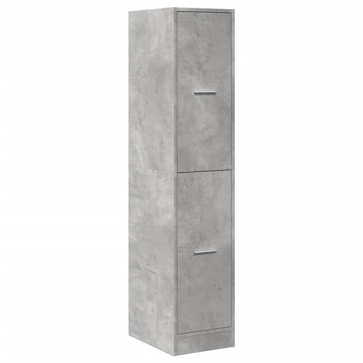 apotekerskab 30x41x144,5 cm konstrueret træ betongrå