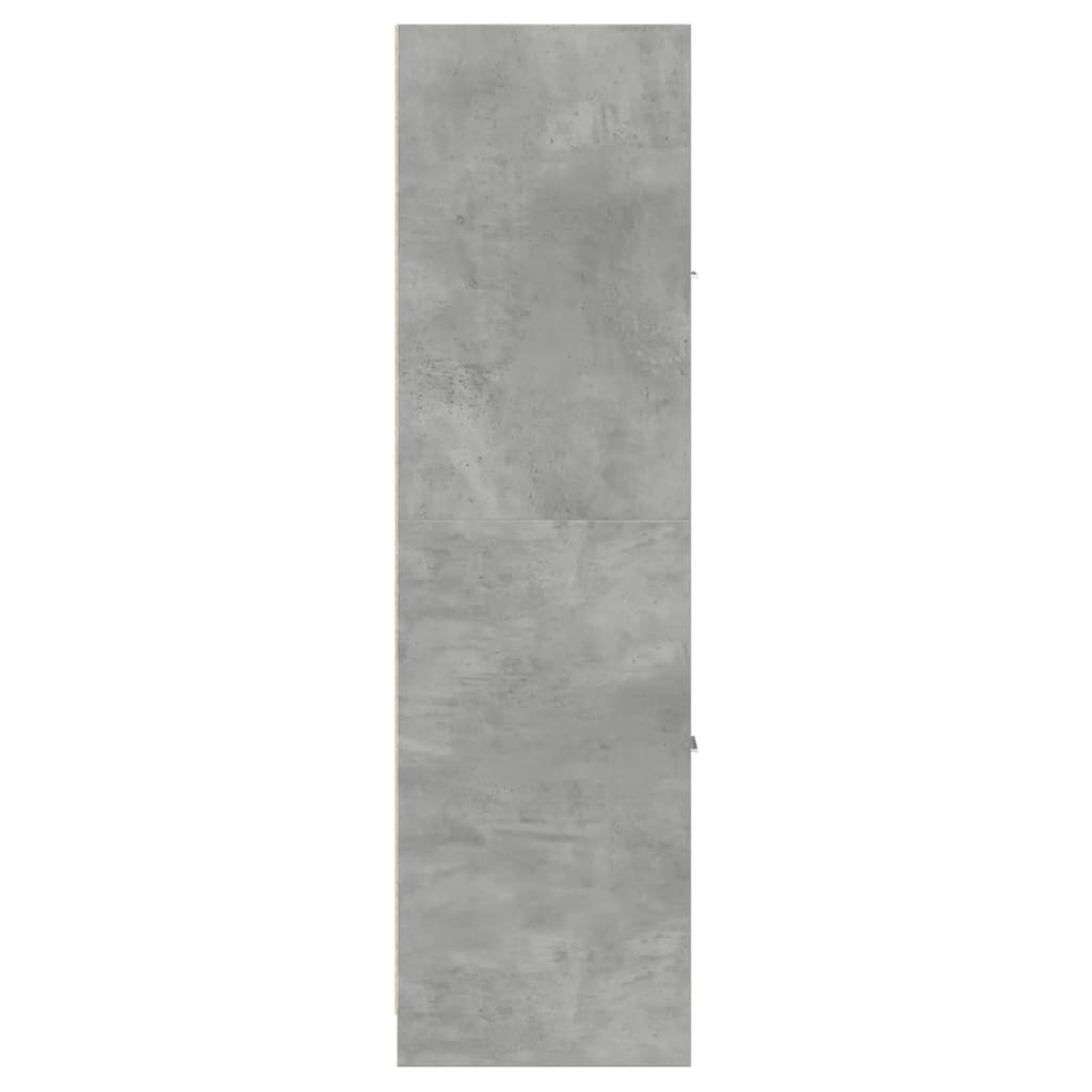 apotekerskab 30x41x144,5 cm konstrueret træ betongrå