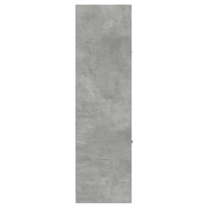 apotekerskab 30x41x144,5 cm konstrueret træ betongrå