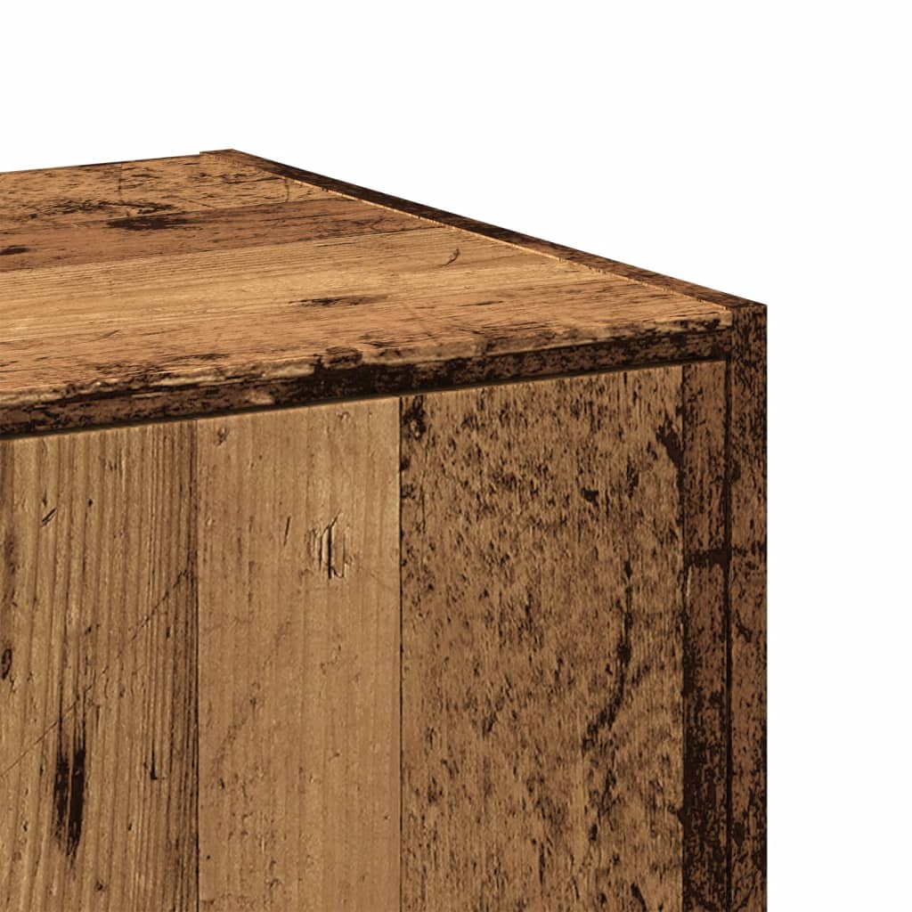 apotekerskab 30x41x144,5 cm konstrueret træ gammelt træ-look