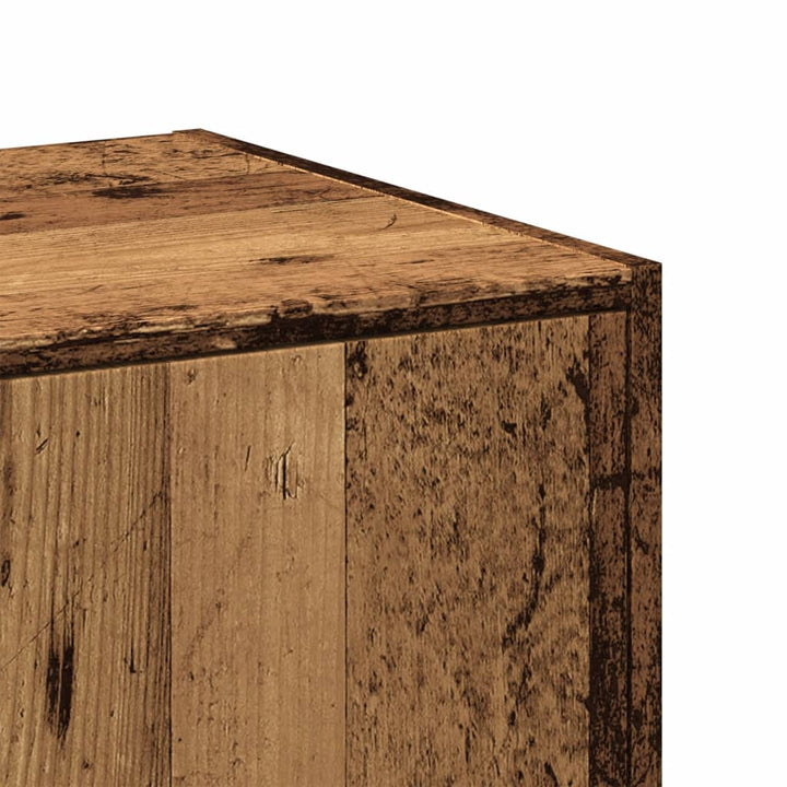 apotekerskab 30x41x144,5 cm konstrueret træ gammelt træ-look