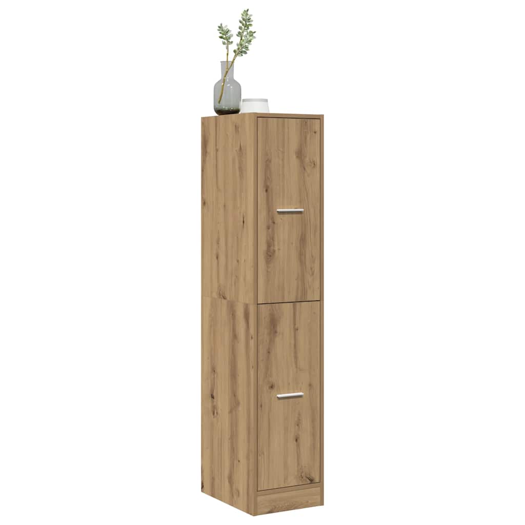apotekerskab kunstnerisk eg 30x41x144,5 cm konstrueret træ
