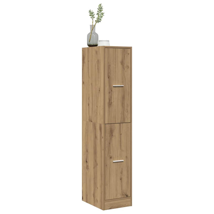 apotekerskab kunstnerisk eg 30x41x144,5 cm konstrueret træ