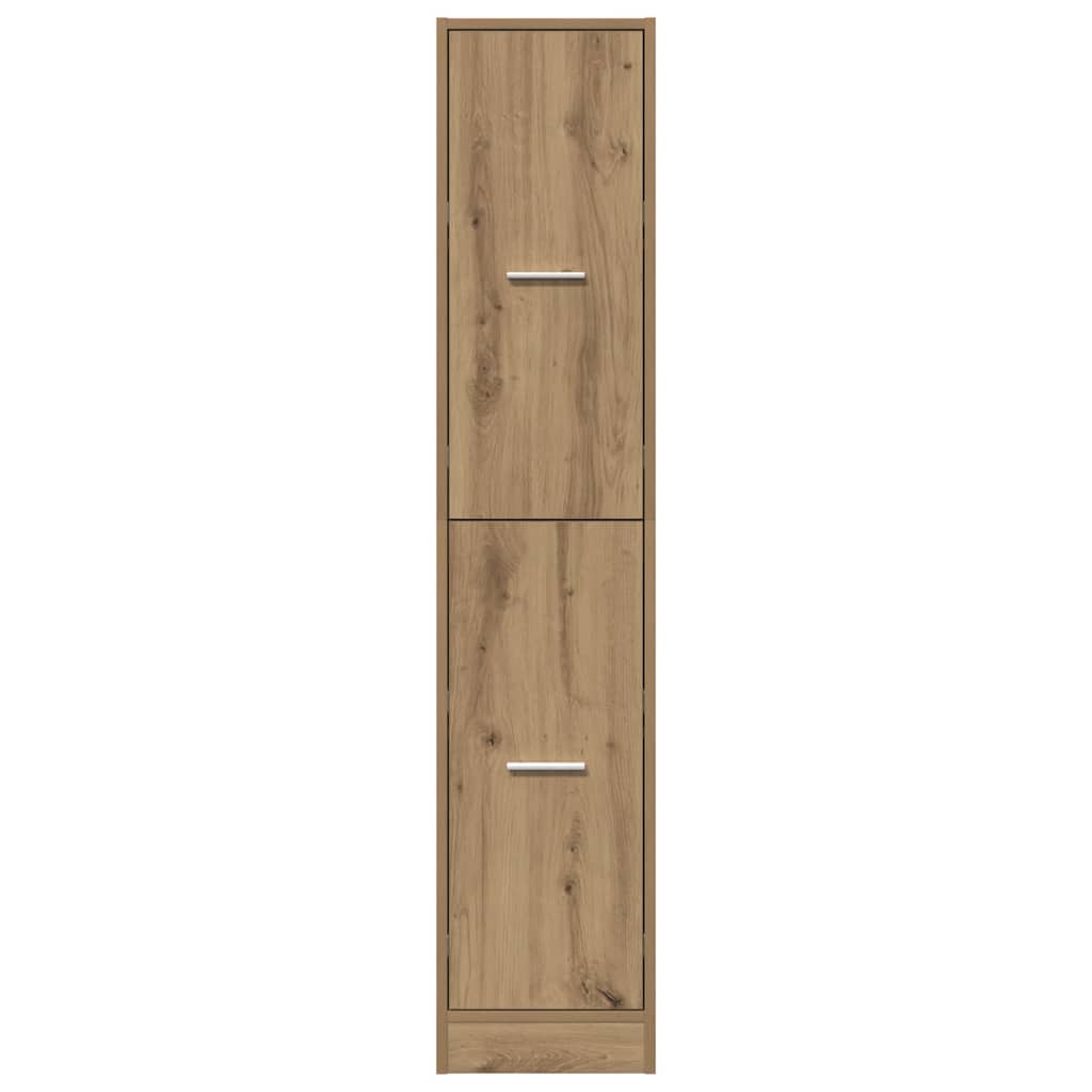 apotekerskab kunstnerisk eg 30x41x144,5 cm konstrueret træ
