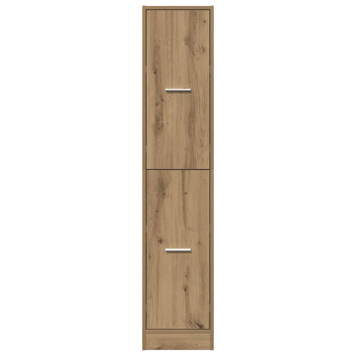 apotekerskab kunstnerisk eg 30x41x144,5 cm konstrueret træ