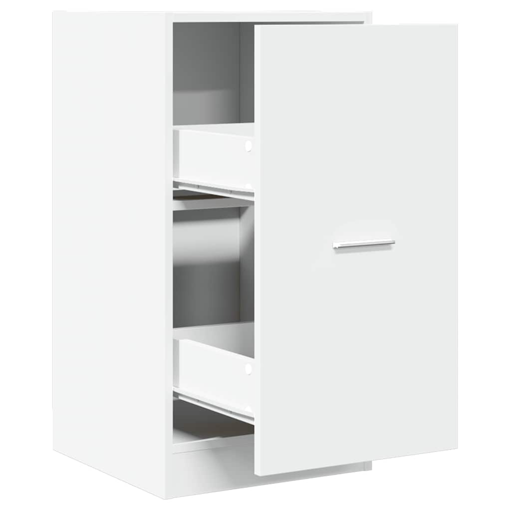 apotekerskab 40x41x77,5 cm konstrueret træ hvid