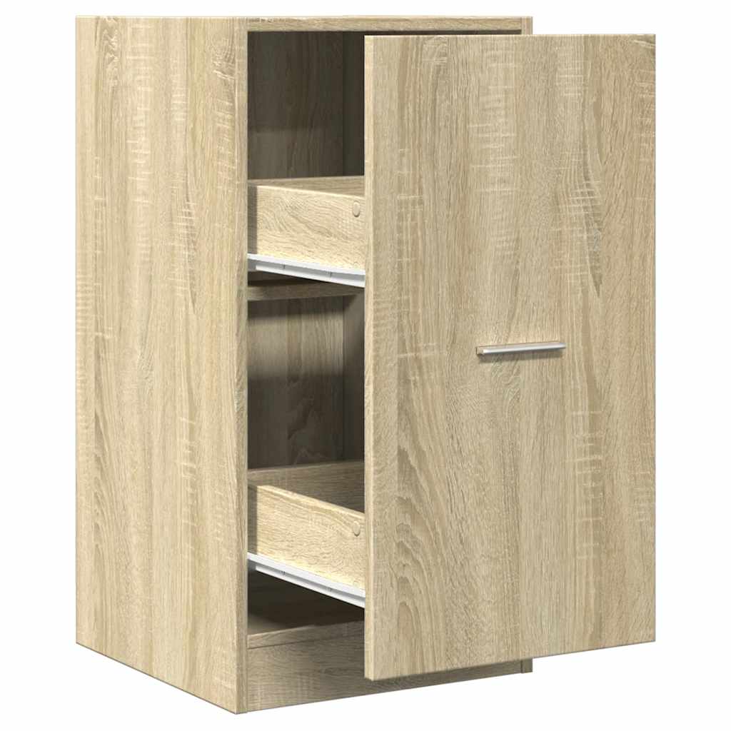 apotekerskab 40x41x77,5 cm konstrueret træ sonoma-eg