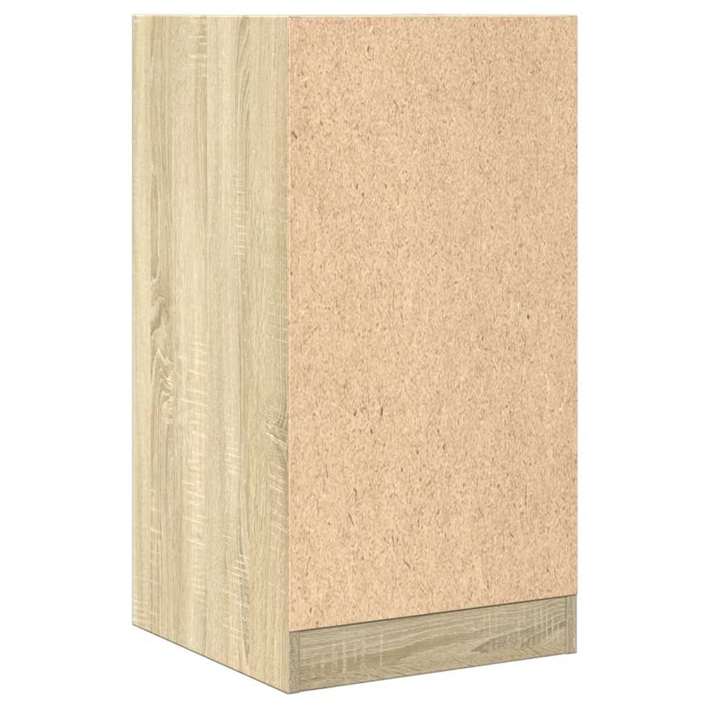 apotekerskab 40x41x77,5 cm konstrueret træ sonoma-eg