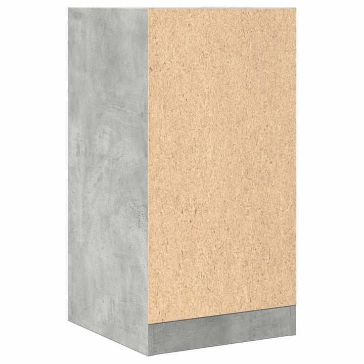 apotekerskab 40x41x77,5 cm konstrueret træ betongrå