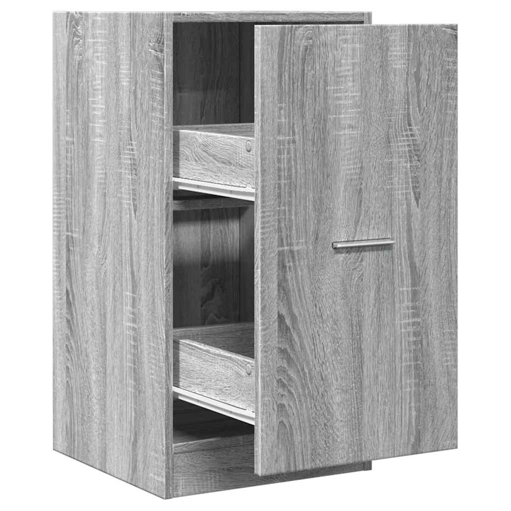 apotekerskab 40x41x77,5 cm konstrueret træ grå sonoma-eg