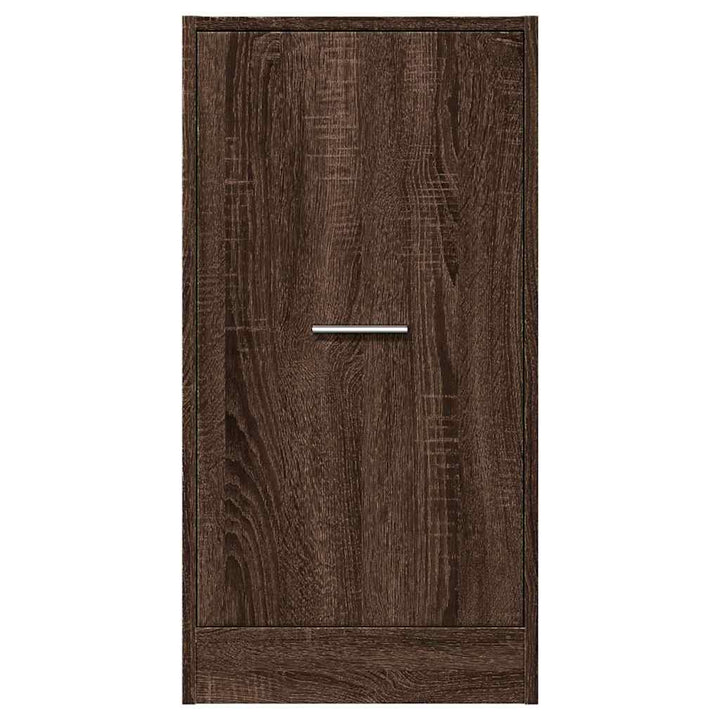 apotekerskab 40x41x77,5 cm konstrueret træ brun egetræsfarve