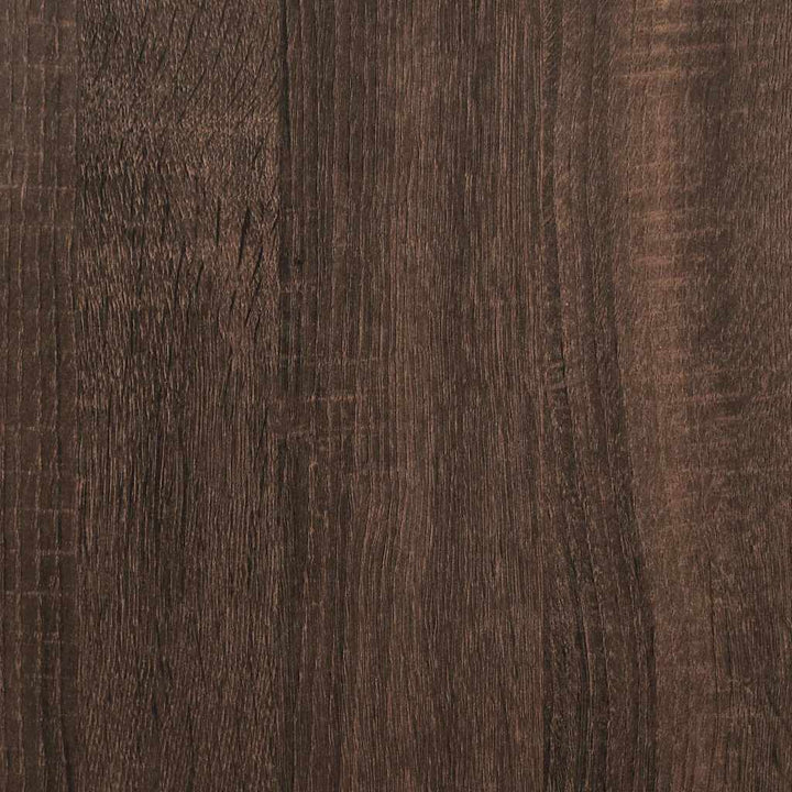 apotekerskab 40x41x77,5 cm konstrueret træ brun egetræsfarve