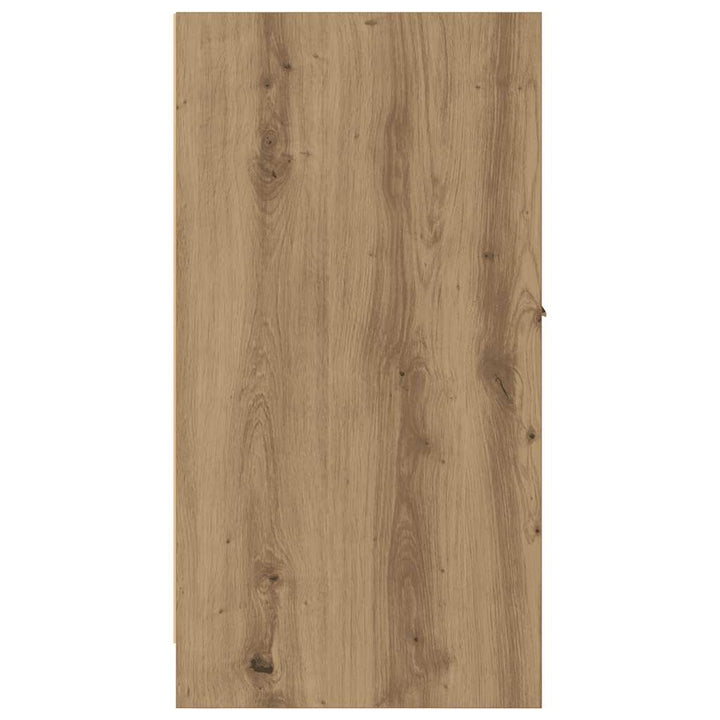 apotekerskab 40x41x77,5 cm konstrueret træ egetræsfarve