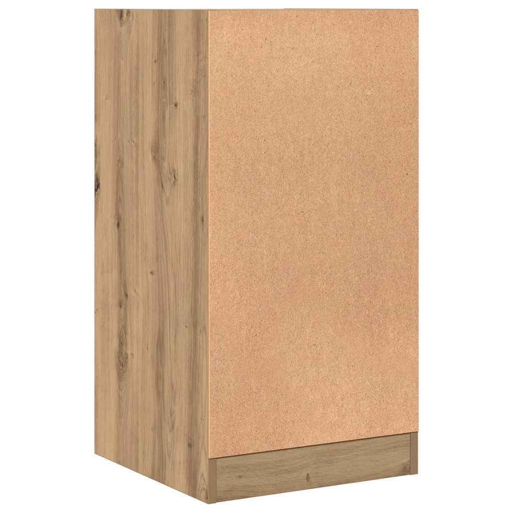 apotekerskab 40x41x77,5 cm konstrueret træ egetræsfarve