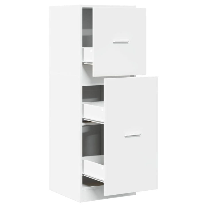 apotekerskab 40x41x118 cm konstrueret træ hvid