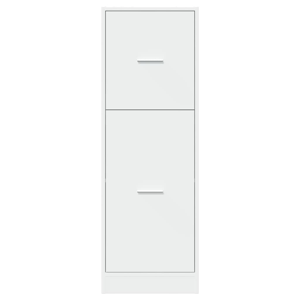 apotekerskab 40x41x118 cm konstrueret træ hvid