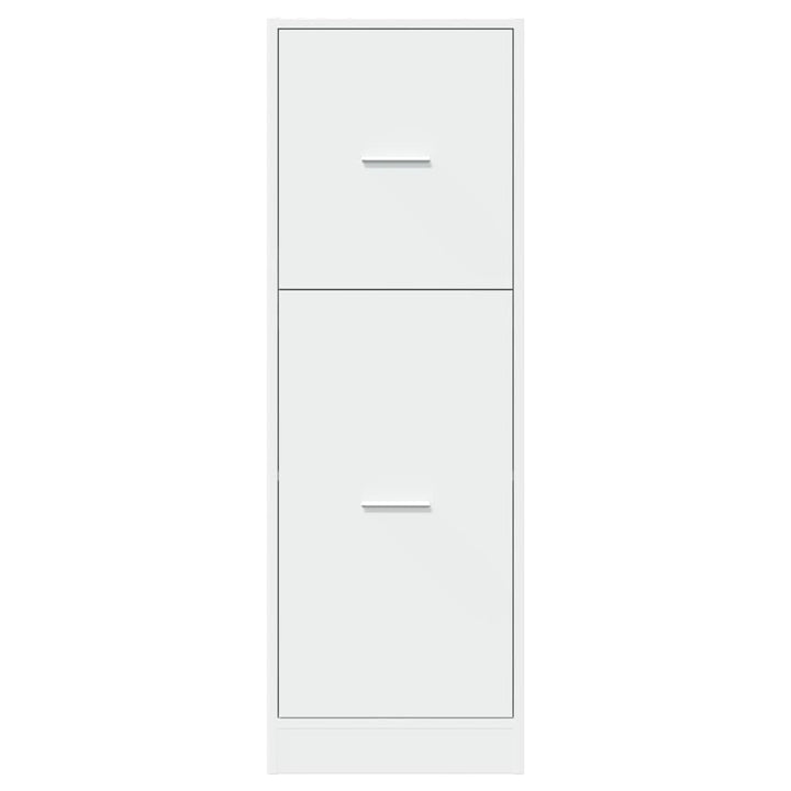 apotekerskab 40x41x118 cm konstrueret træ hvid