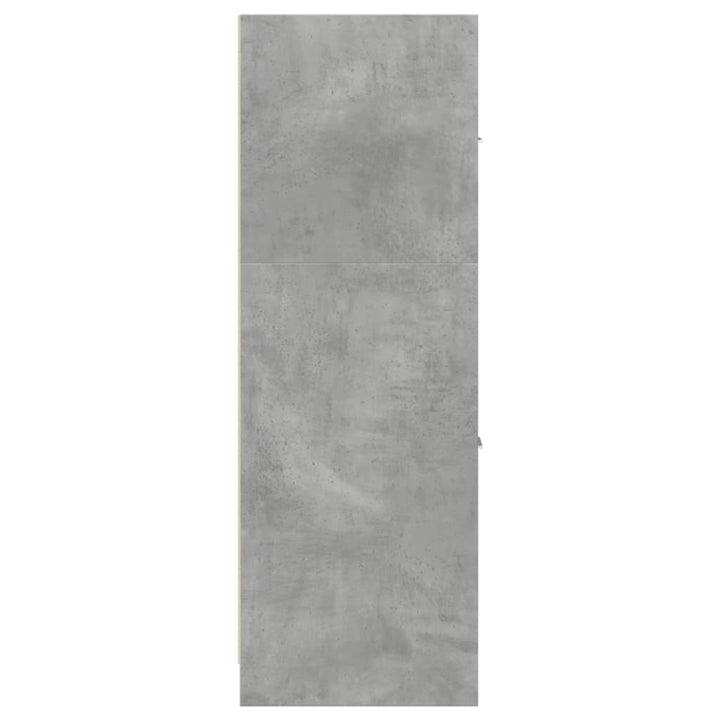 apotekerskab 40x41x118 cm konstrueret træ betongrå