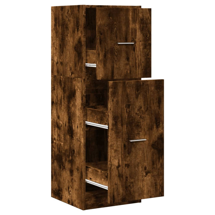 udtræksskab 40x41x118 cm konstrueret træ sonoma-eg