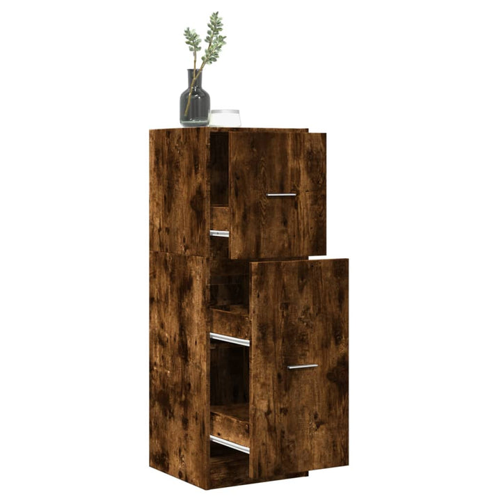 udtræksskab 40x41x118 cm konstrueret træ sonoma-eg