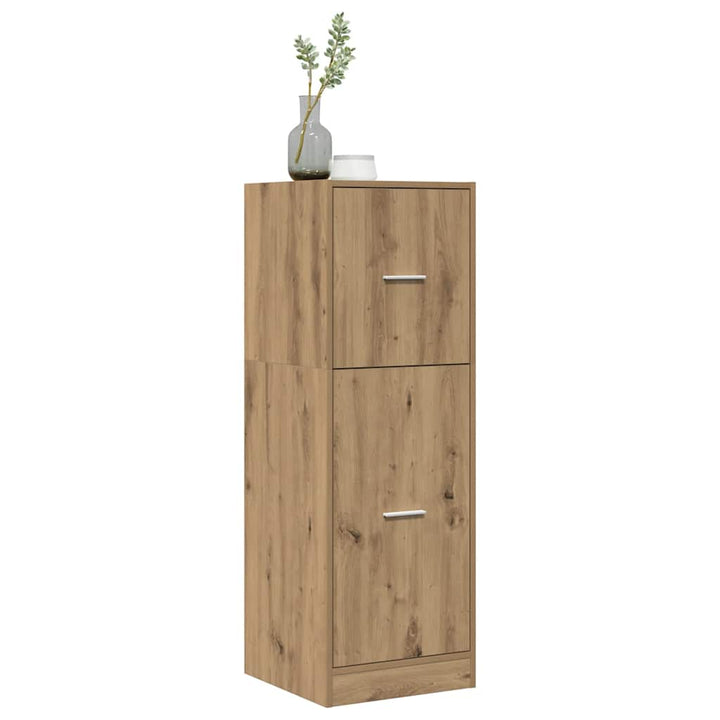 udtræksskab 40x41x118 cm konstrueret træ sonoma-eg