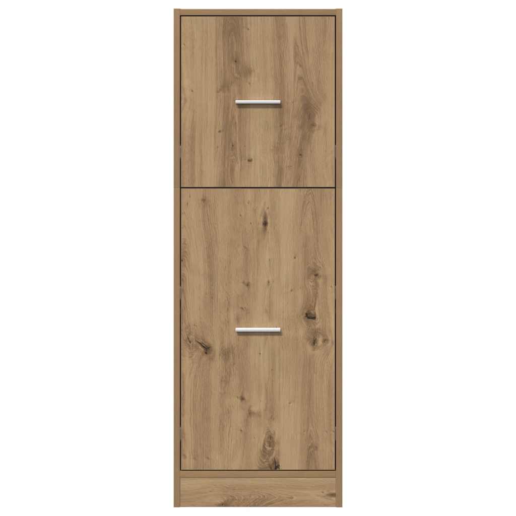 udtræksskab 40x41x118 cm konstrueret træ sonoma-eg
