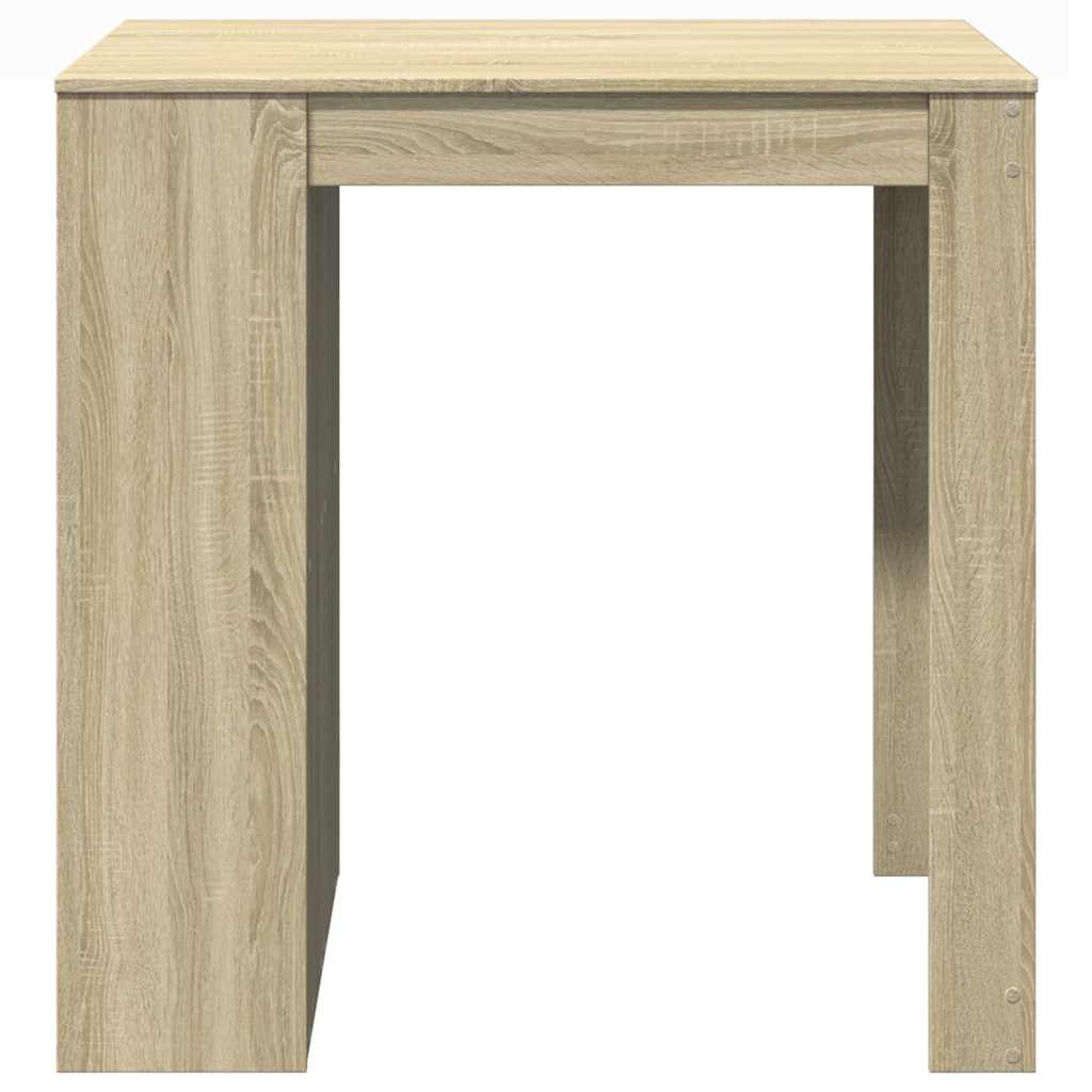 barbord 102x70x103,5 cm konstrueret træ sonoma-eg