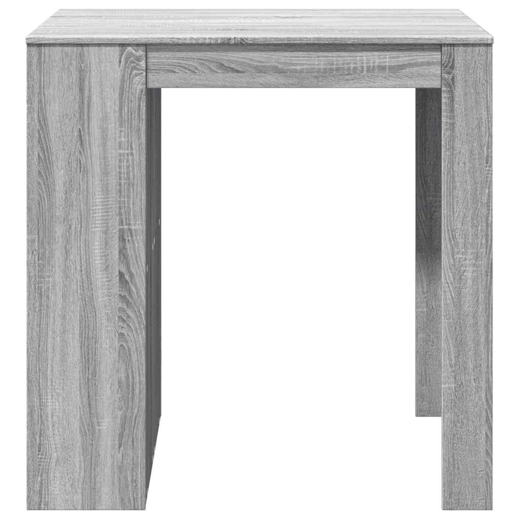 barbord 102x70x103,5 cm konstrueret træ grå sonoma-eg