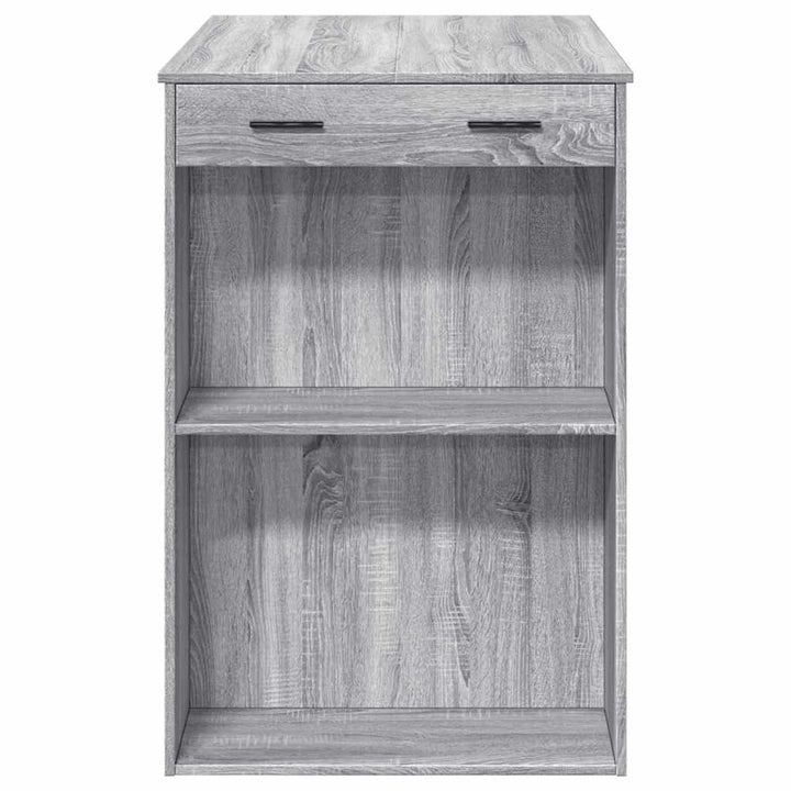 barbord 102x70x103,5 cm konstrueret træ grå sonoma-eg