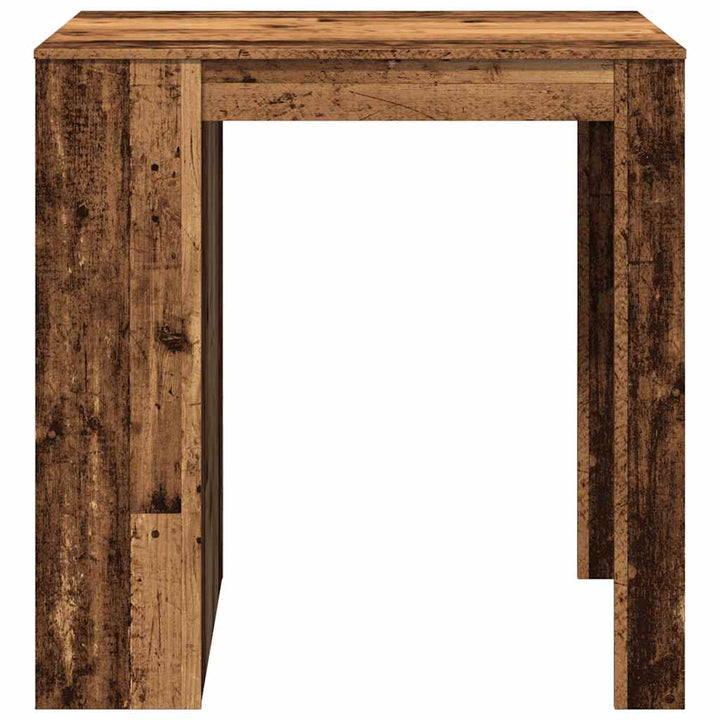 barbord 102x70x103,5 cm konstrueret træ gammelt trælook