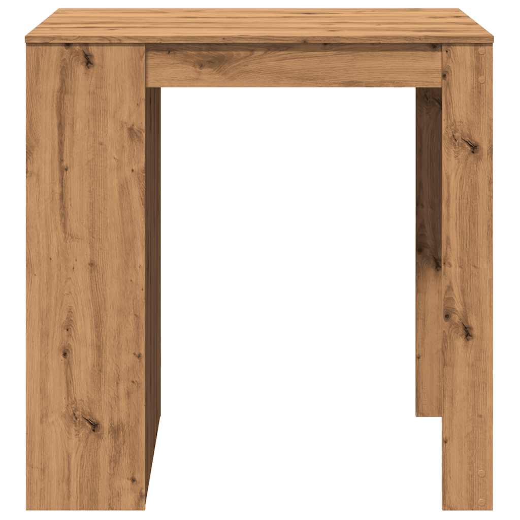 barbord 102x70x103,5 cm konstrueret træ gammelt trælook