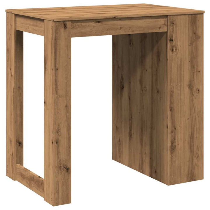 barbord 102x70x103,5 cm konstrueret træ gammelt trælook