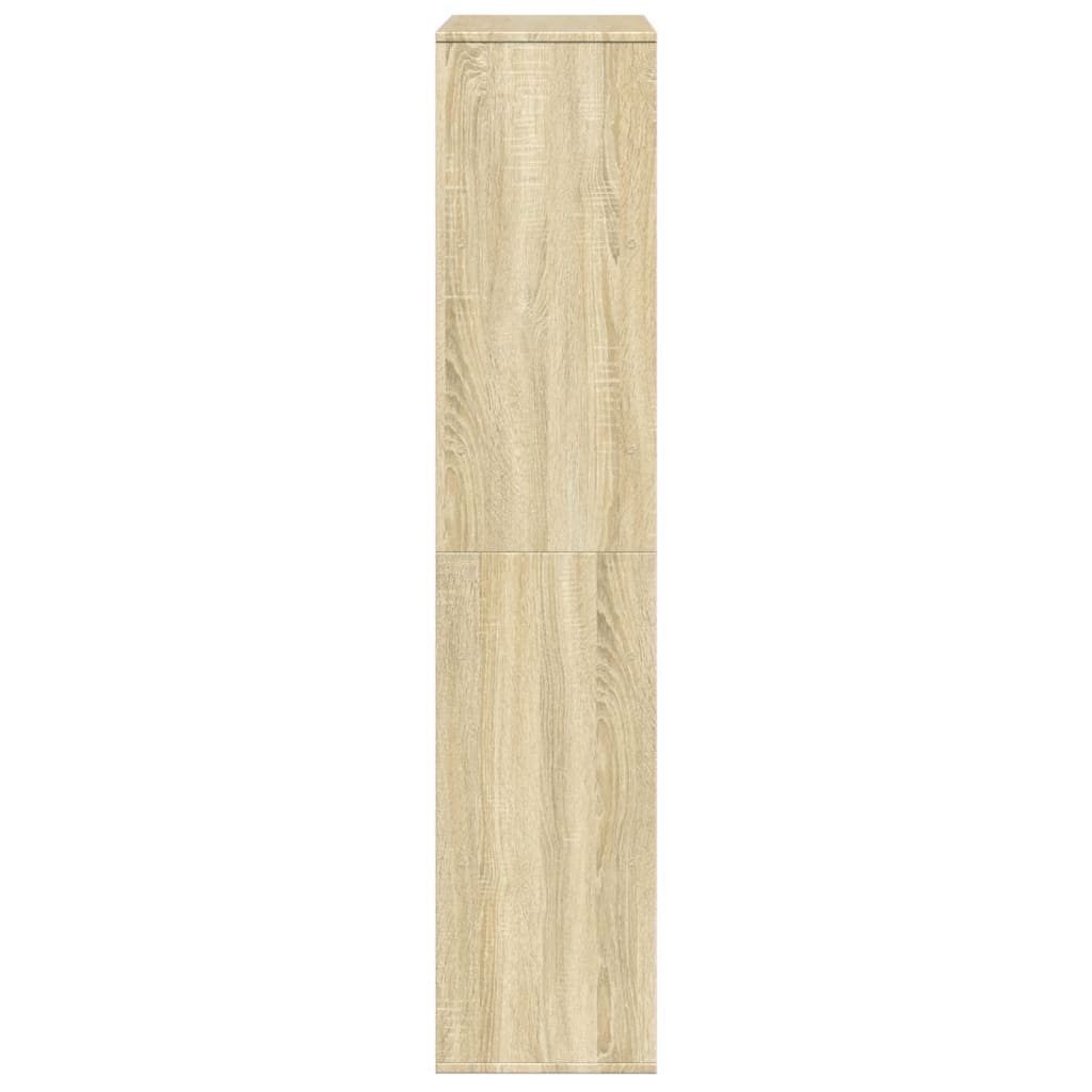 bogreol 100x33x156,5 cm konstrueret træ sonoma-eg