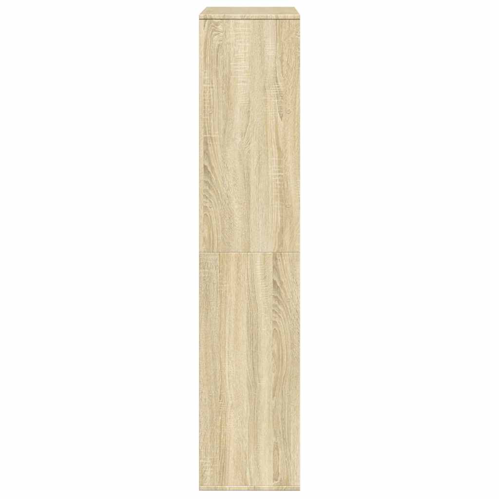bogreol 100x33x156,5 cm konstrueret træ sonoma-eg