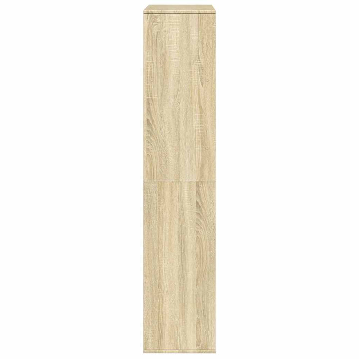 bogreol 100x33x156,5 cm konstrueret træ sonoma-eg