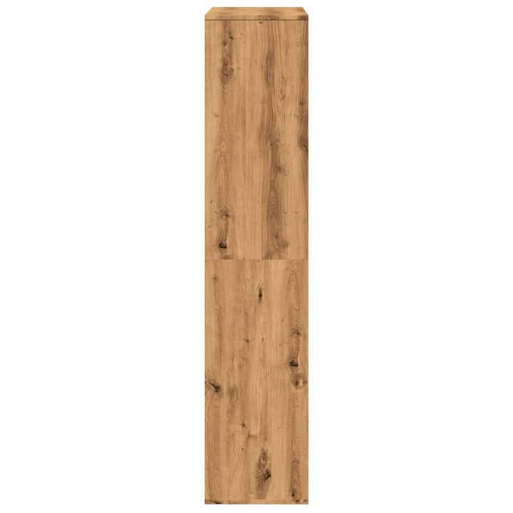 bogreol 100x33x156,5 cm konstrueret træ håndlavet eg