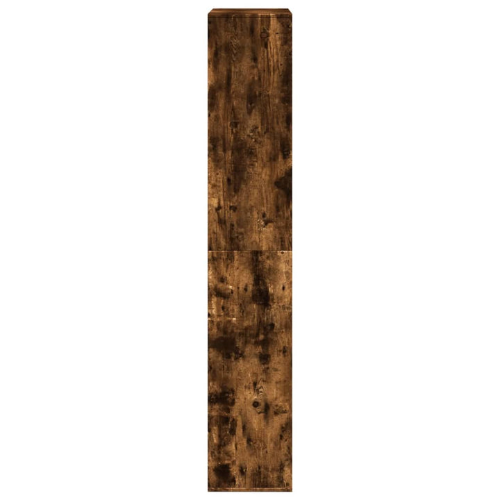bogreol 100x33x187,5 cm konstrueret træ røget egetræsfarve