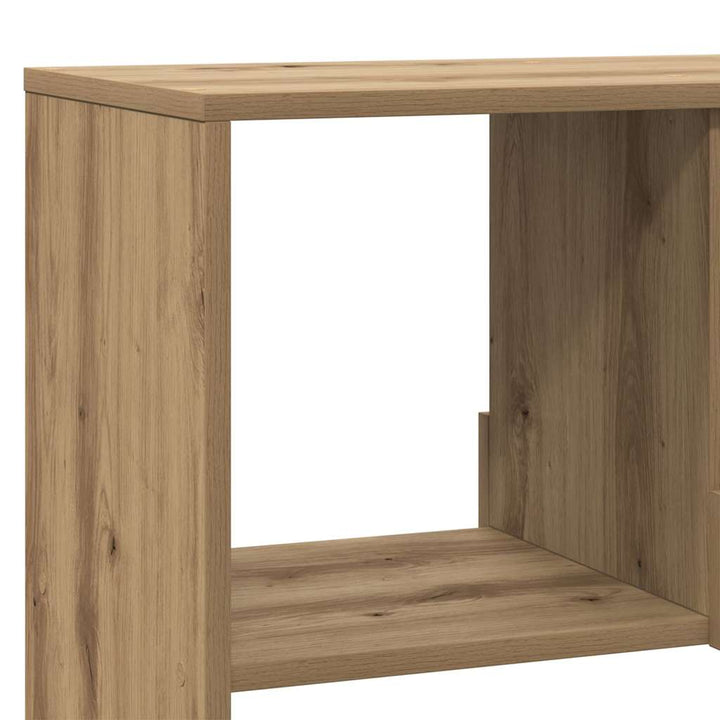 bogreol 100x33x187,5 cm konstrueret træ gammelt eg