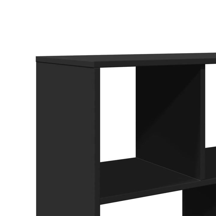bogreol 100x33x156,5 cm konstrueret træ sort