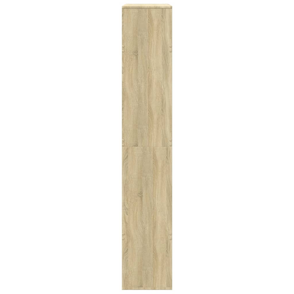 bogreol 100x33x187,5 cm konstrueret træ sonoma-eg