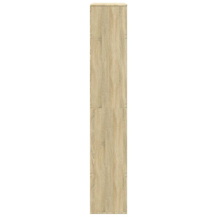 bogreol 100x33x187,5 cm konstrueret træ sonoma-eg