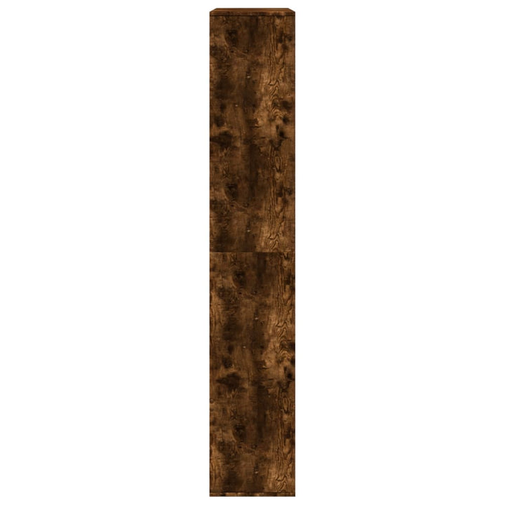 bogreol 100x33x187,5 cm konstrueret træ røget egetræsfarve