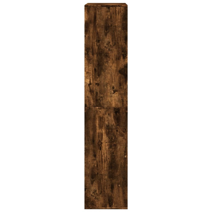 bogreol 100x33x155,5 cm konstrueret træ røget egetræsfarve