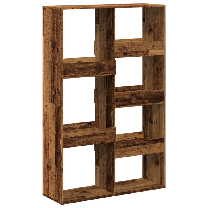 bogreol 100x33x155,5 cm konstrueret træ antikt træ