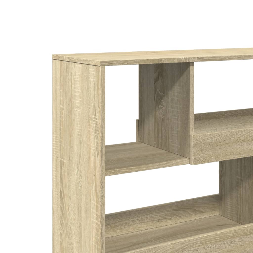 rumdeler 100x33x94,5 cm konstrueret træ sonoma-eg