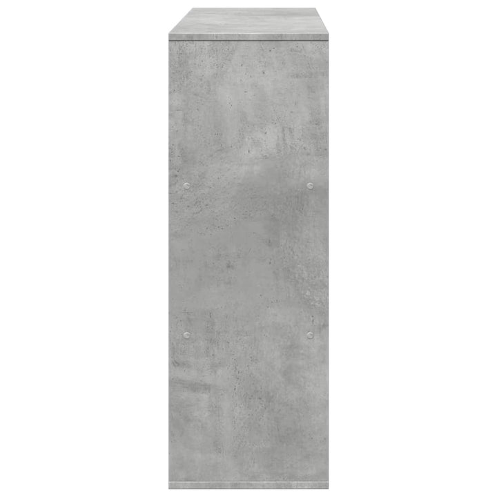 rumdeler 100x33x94,5 cm konstrueret træ betongrå